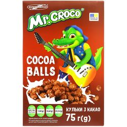 Кульки глазуровані Золоте зерно Mr.Croco з какао 75 г