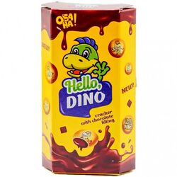 Крекер солодкий ОБА НА! Hello Dino з шоколадною начинкою 50 г