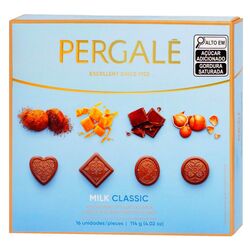 Цукерки асорті з молочним шоколадом PERGALE Classic 114 г