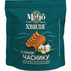 Грінки житні смажені Macho зі смаком часнику 80 г