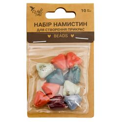 Набір намистин для створення прикрас трикутні Craft time 10 шт