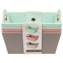 Набір кошиків для зберігання пластикових Excellent Houseware 3 шт