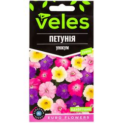 Насіння Квіти однорічні ВЕЛЕС Петунія Унікум 0,2 г