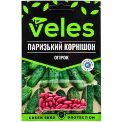 Насіння Огірок дражований ВЕЛЕС Паризький Корнішон 50 шт/уп.