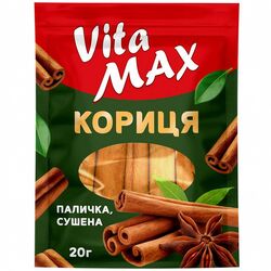 Кориця сушена палички Vita MAX 20 г