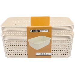 Набір кошиків для зберігання пластикових Storage Solutions 19х13,5 см 2 шт