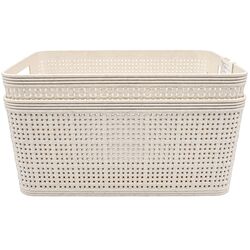 Набір кошиків для зберігання пластикових Storage Solutions 24,5х19 см 2 шт