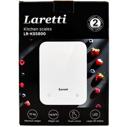 Ваги кухонні електричні Laretti LR-KS5800 максимальна вага 10 кг