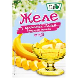 Желе ЕКО з ароматом банану 81 г