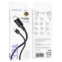 Кабель USB-А-USB-C Borofone BX111 чорний 1 м