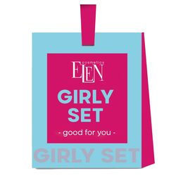Набір для догляду за тілом ELEN cosmetics Girly: гель, лосьйон