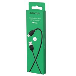 Кабель USB-Lightning Borofone BX19 Benefit чорний