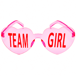 Окуляри тематичні для гендерної вечірки Team Girl