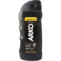 Шампунь-гель для душу 2в1 Arko men Black 260 мл