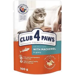 Корм для котів Club 4 Paws Premium Макрель пауч 100 г