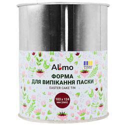 Форма для випікання паски металева Almo 103х124 мм