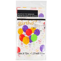 Скатертина для столу декоративна Нappy Birthday 140х180 см