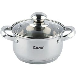 Каструля зі скляною кришкою GUSTO Nuovo Matte d=20 см 3,6 л