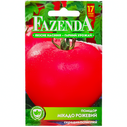 Насіння Помідор середньостиглий FAZENDA Мікадо рожевий 0,1 г