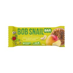 Батончик фруктовий BOB SNAIL Яблуко-Манго-Кеш’ю-Кріспи Кіноа 35г