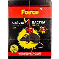 Пастка для відлову щурів та мишей клейовий Force Супер ефект мала 1 шт
