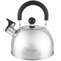 Чайник із нержавіючої сталі зі свистком RITTER 2 л