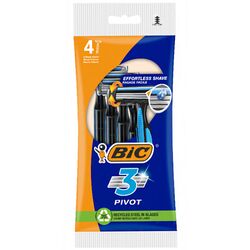 Набір бритв для гоління одноразових BIC 3 Pivot 4 шт/уп