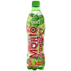 Напій безалкогольний сильногазований Біола Mojito Strawberry 0,5 л