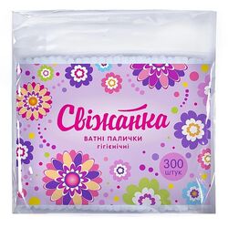Палички ватнi Свіжанка, 300 шт/уп.