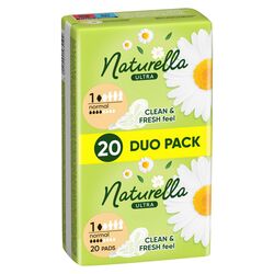 Прокладки гігієнічні NATURELLA Ultra Camomile Normal Duo 20 штук
