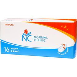 Тампони жіночі Normal Clinic 4*16 шт. в упаковці