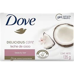 Крем-мило тверде гліцеринове Dove Кокосове молоко +жасмін 135 г