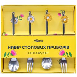 Набір приборів столових Almo: ложки, виделки 4 шт