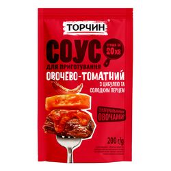 Соус кулінарний пастеризований Торчин Овочево-томатний 200 г