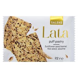 Печиво листкове Saleks Lata з cоняшником, льоном, кунжутом 22 г