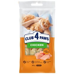 Ласощі для котів кремові C4Р Premium Курка 15 г х 4 шт/уп