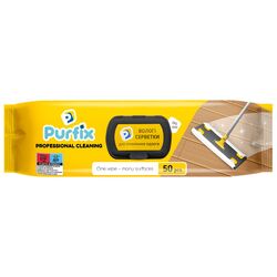 Серветки вологі для прибирання підлоги Purfix 50 шт/уп