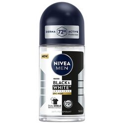 Антиперспірант чоловічий NIVEA DEO B&W Невидимий Epic night кульковий 50 мл