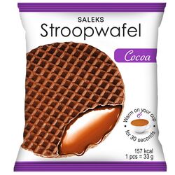 Вафля Saleks Stroopwafel з какао 33 г