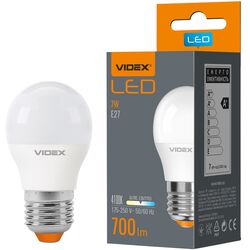 Лампа LED VIDEX G45e 7Вт E27 4100K 220В