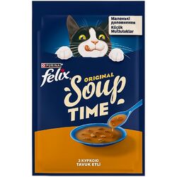 Корм для котів Felix Суп з куркою пауч 48 г