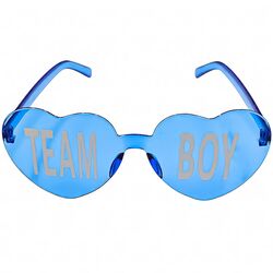 Окуляри тематичні для гендерної вечірки Team Boy