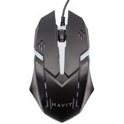 Миша комп'ютерна дротова HAVIT MS4237 USB чорна