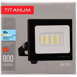 Прожектор LED Titanum 10W 6000K 220V