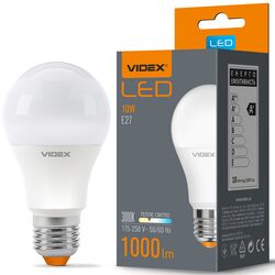 Лампа Videx A60e 10W E27 3000K 220V