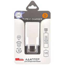 Адаптер зарядний мережевий Type-C