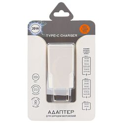 Адаптер зарядний мережевий 2Type-C