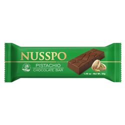 Шоколад молочний NUSSPO з фісташками 30 г