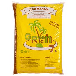 Субстрат торф'яний Green Rich Для пальм, юк, драцен 7 л