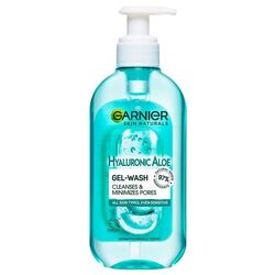 Гель для вмивання шкіри обличчя очищення GARNIER Гіалуроновий Алое 200 мл